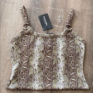 NWT Snakeskin PLT bodysuit